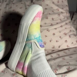 Mudd Pastel Tie-Dye Slip-On Shoes